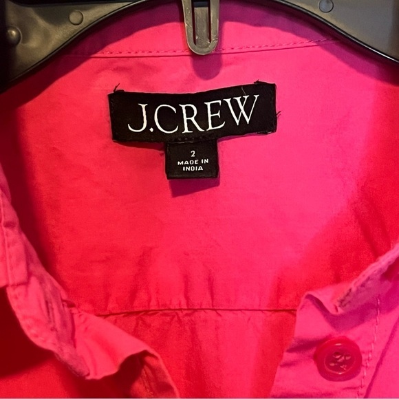 J. Crew, Pink, Button Down Long Sleeve Shirt, Size 2. - Picture 3 of 13